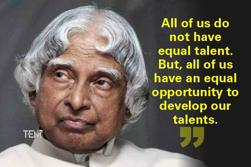 APJ Abdul Kalam Quotes opportunity 