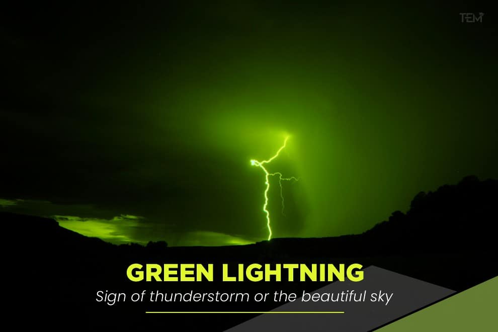 green lightning